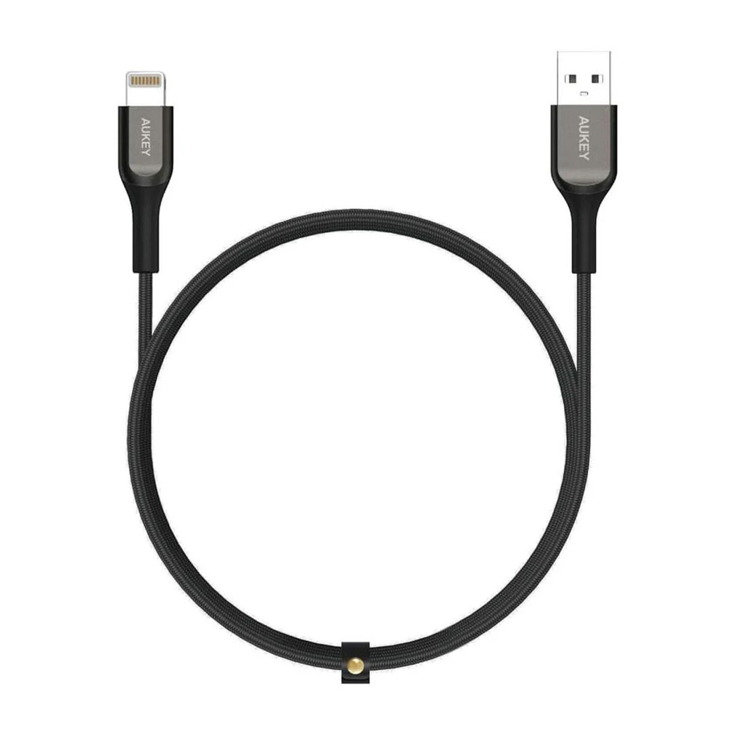 Aukey Cable Kevlar Usb-a A Lightning 2m Negro image number 0.0