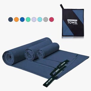 Toalla De Deporte Microfibra Set X3