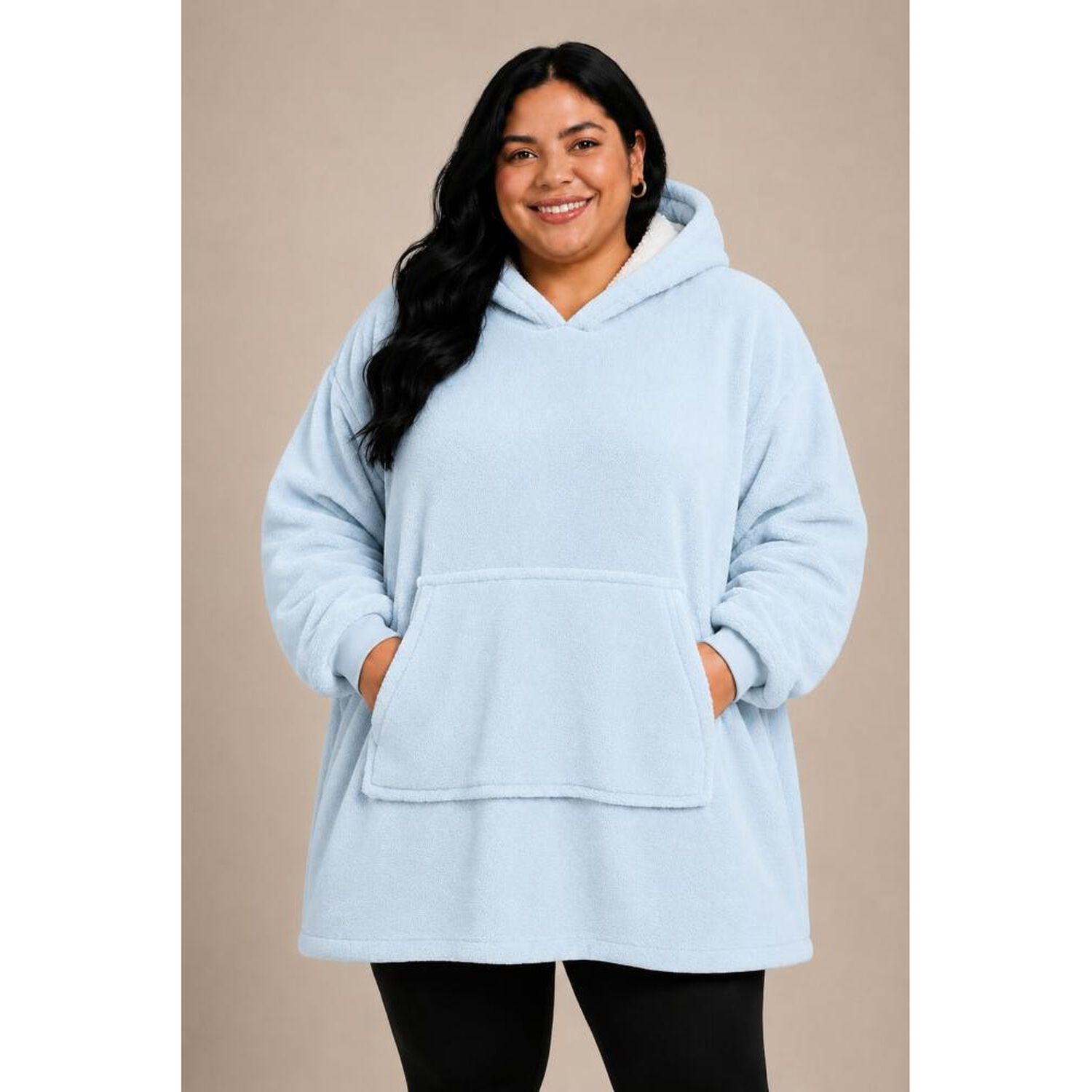 Poleron Felpa Capucha Manta Polar Invierno Unisex Talla Unic image number 43.0