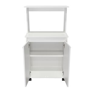 Mueble Microondas 2 Puertas Fm-010b Blanco