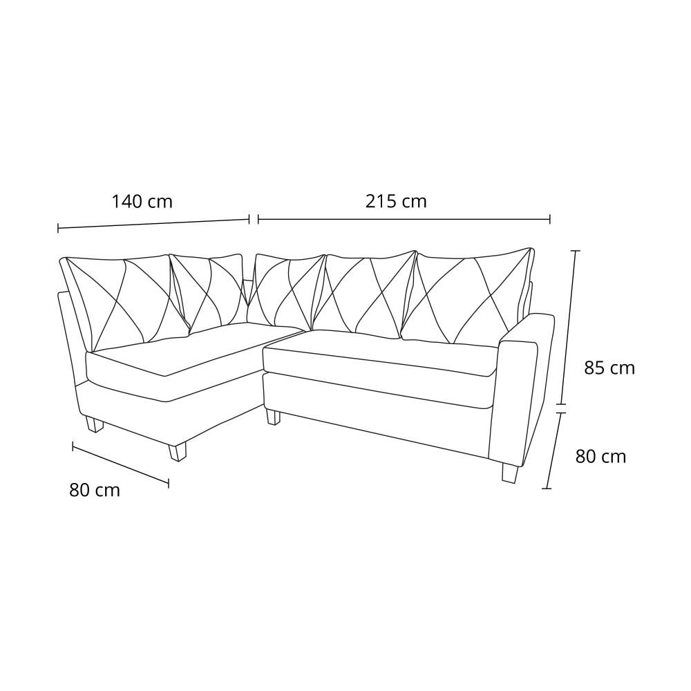 Sofá Seccional Living Factory Musso Izquierdo / 5 Cuerpos image number 6.0
