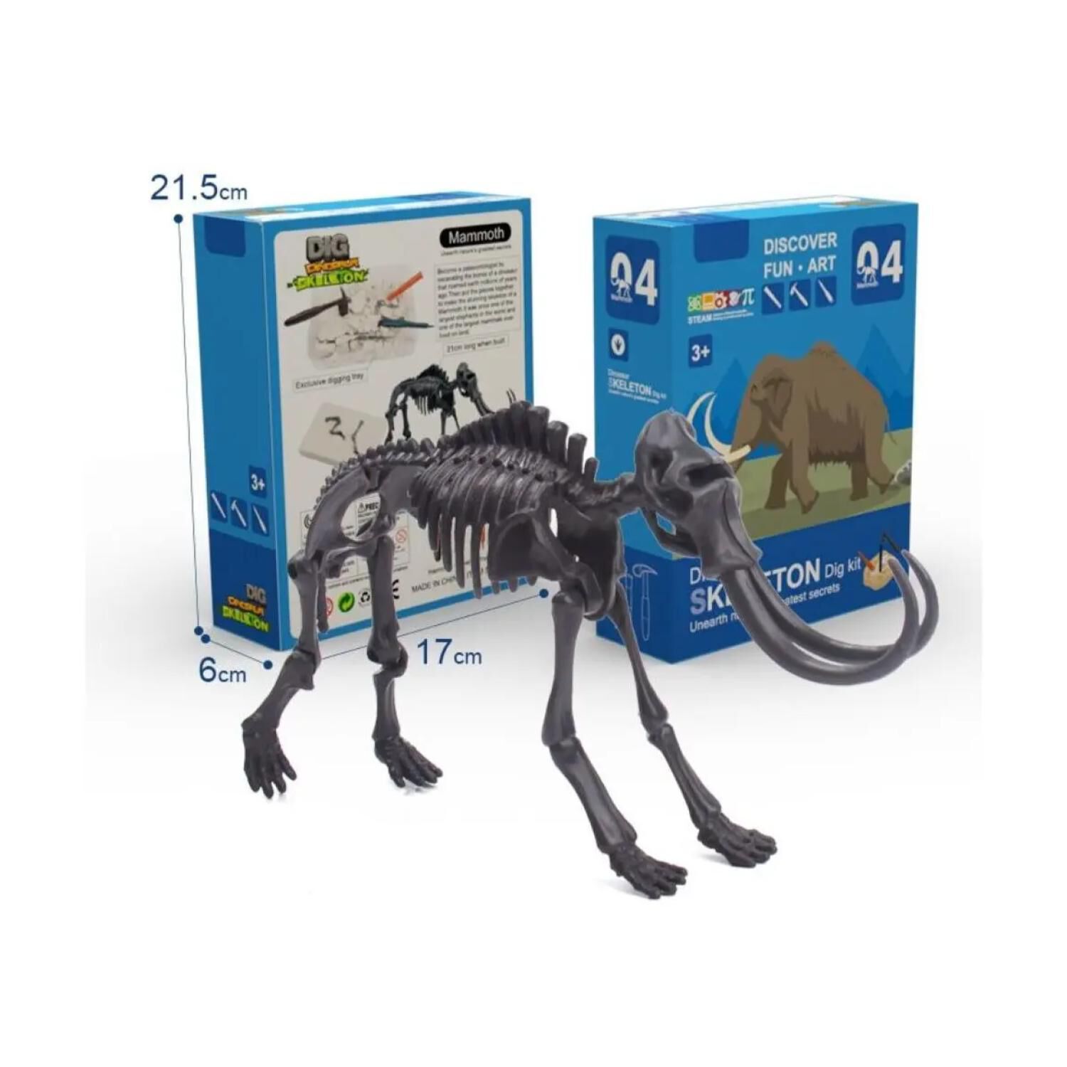 Juguete De Excavacion Mamut Con Herramientas Didactico Infantil image number 3.0