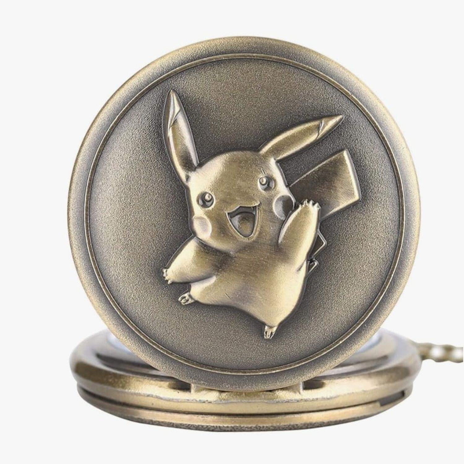 Reloj De Bolsillo Con Cadena De Pok&eacute;mon Pikachu image number 0.0