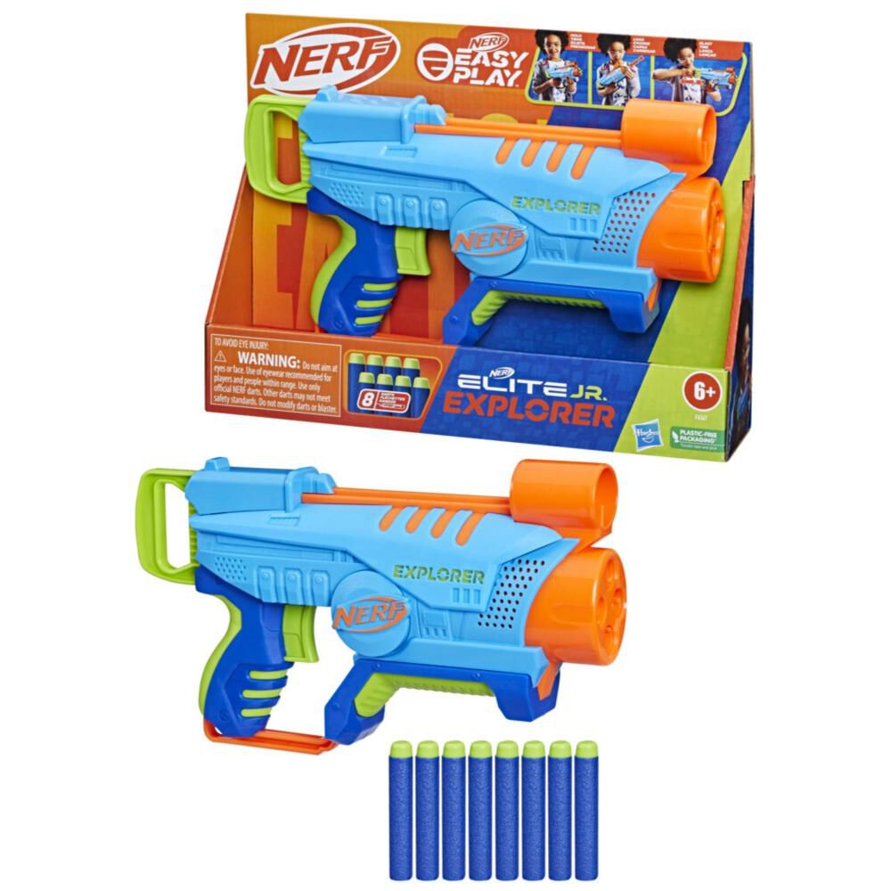 Lanzador Nerf Elite Jr Explorer image number 3.0