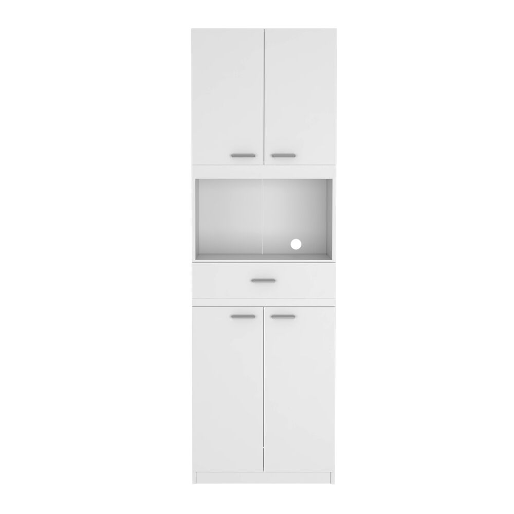 Mueble Microondas Fm 4 Puertas 196x62x39,5 Cm Blanco image number 2.0