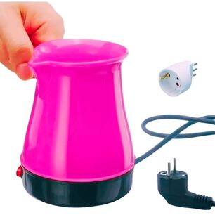 Cafetera Turca 600w Tetera El&eacute;ctrica 300ml Oficina Rosa