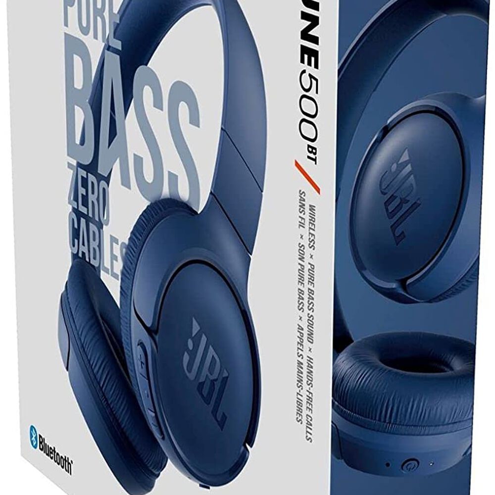 Audifono Jbl T500bt Bluetooth Azul 16 Horas De Música image number 10.0