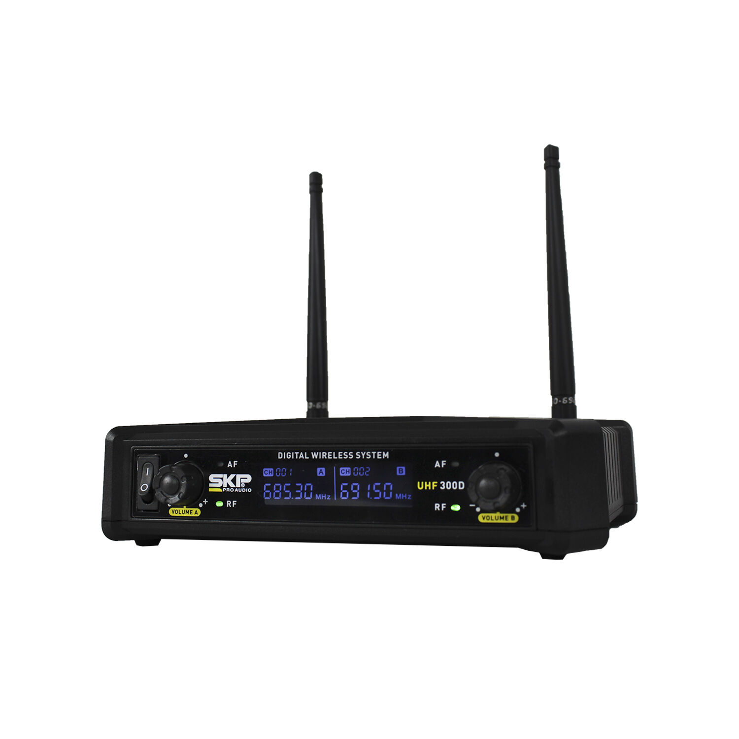 Microfono Doble Inalambrico Skp Uhf 300d image number 2.0