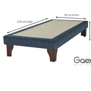 Base 1 Plaza 2,00 Con Respaldo Berna Bajo