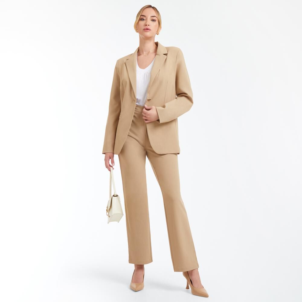 Blazer Básico Liso Regular Mujer Lesage image number 1.0