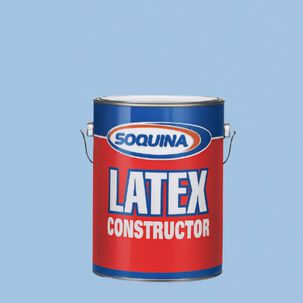 Pintura Latex Constructor Soquina Antihongos Gal&oacute;n Celeste Pintura