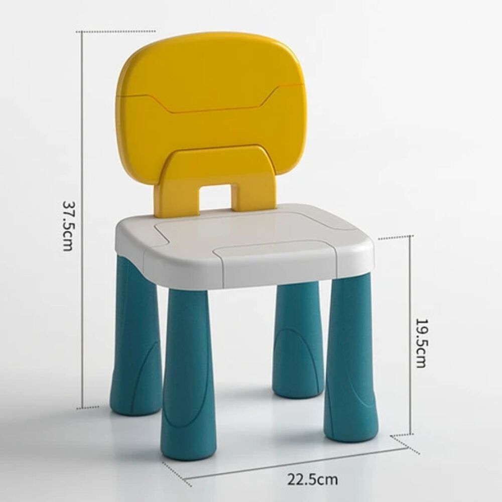 Juego De Rol Infantil Unisex Con Legos, Mesa Y Silla Crusec image number 4.0