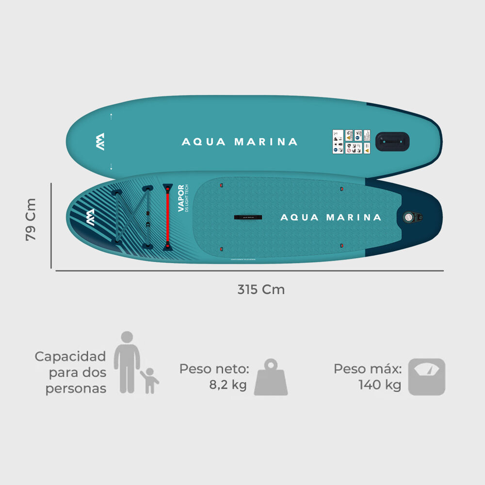 Stand Up Paddle Inflable Vapor 104 Aqua Marina image number 3.0