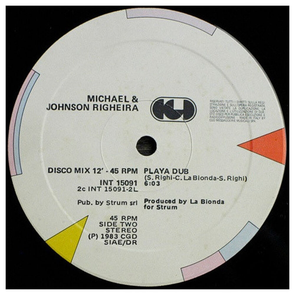Righeira - Vamos A La Playa | 12" Maxi Single Vinilo Usado image number 2.0
