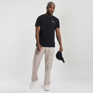 Polera Deportiva Estampada Slim Manga Corta Cuello Redondo Hombre Wetland