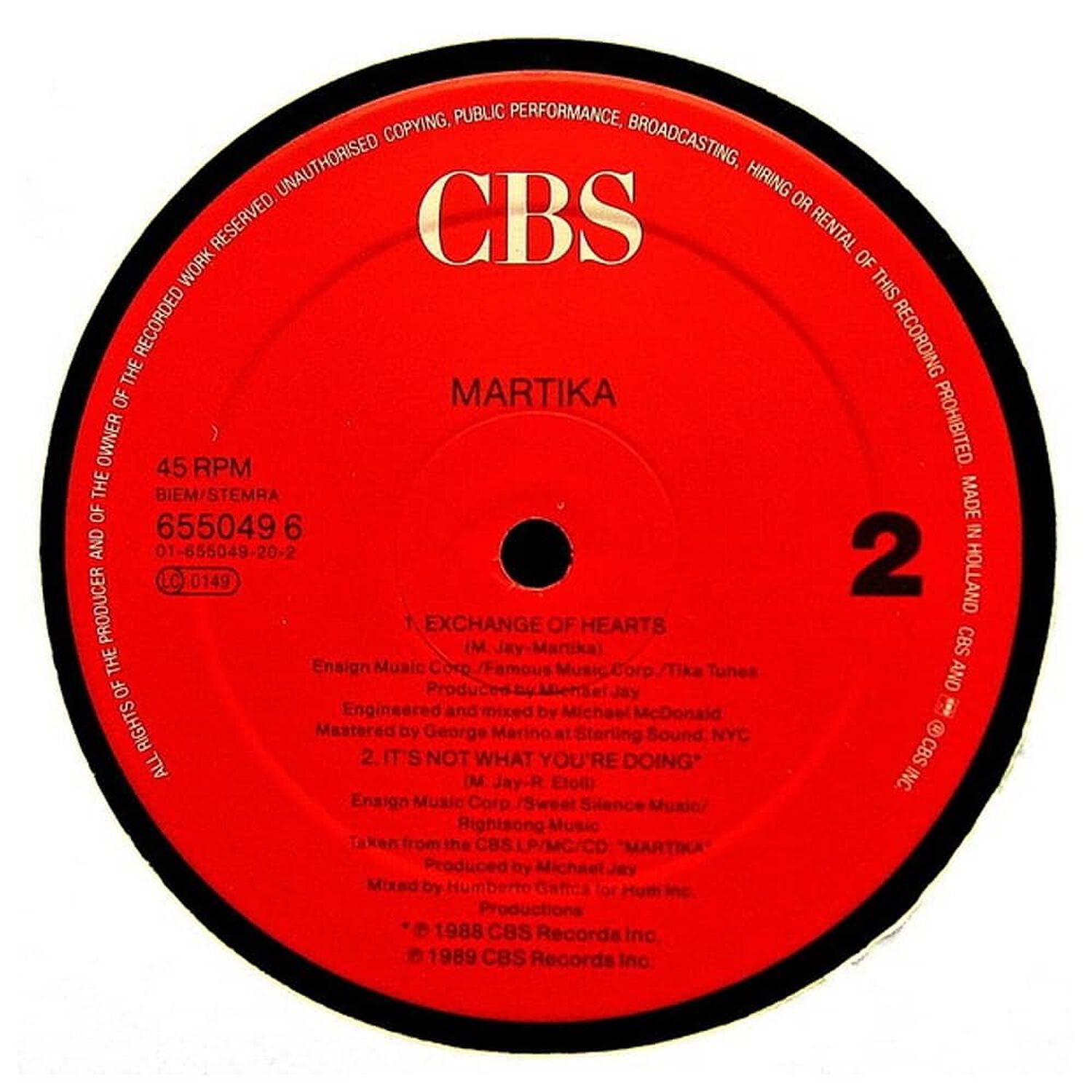 Martika - Toy Soldiers| 12'' Maxi Single Usado image number 3.0