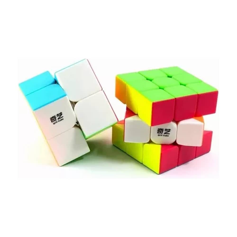 Pack 2 Cubos Tipo De Qiyi 2x2, 3x3 image number 2.0