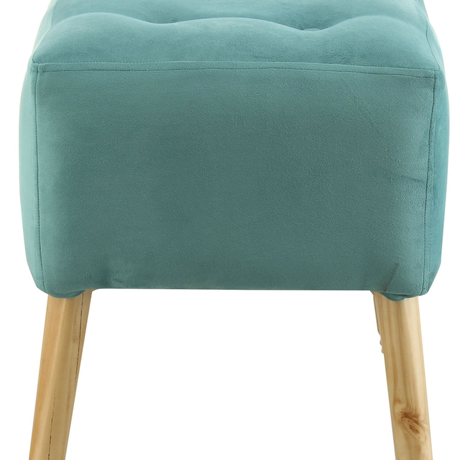 Pouf Alemania Turquesa Dise&ntilde;o Felpa 42x42x43 Cm M&aacute;xima Design image number 0.0