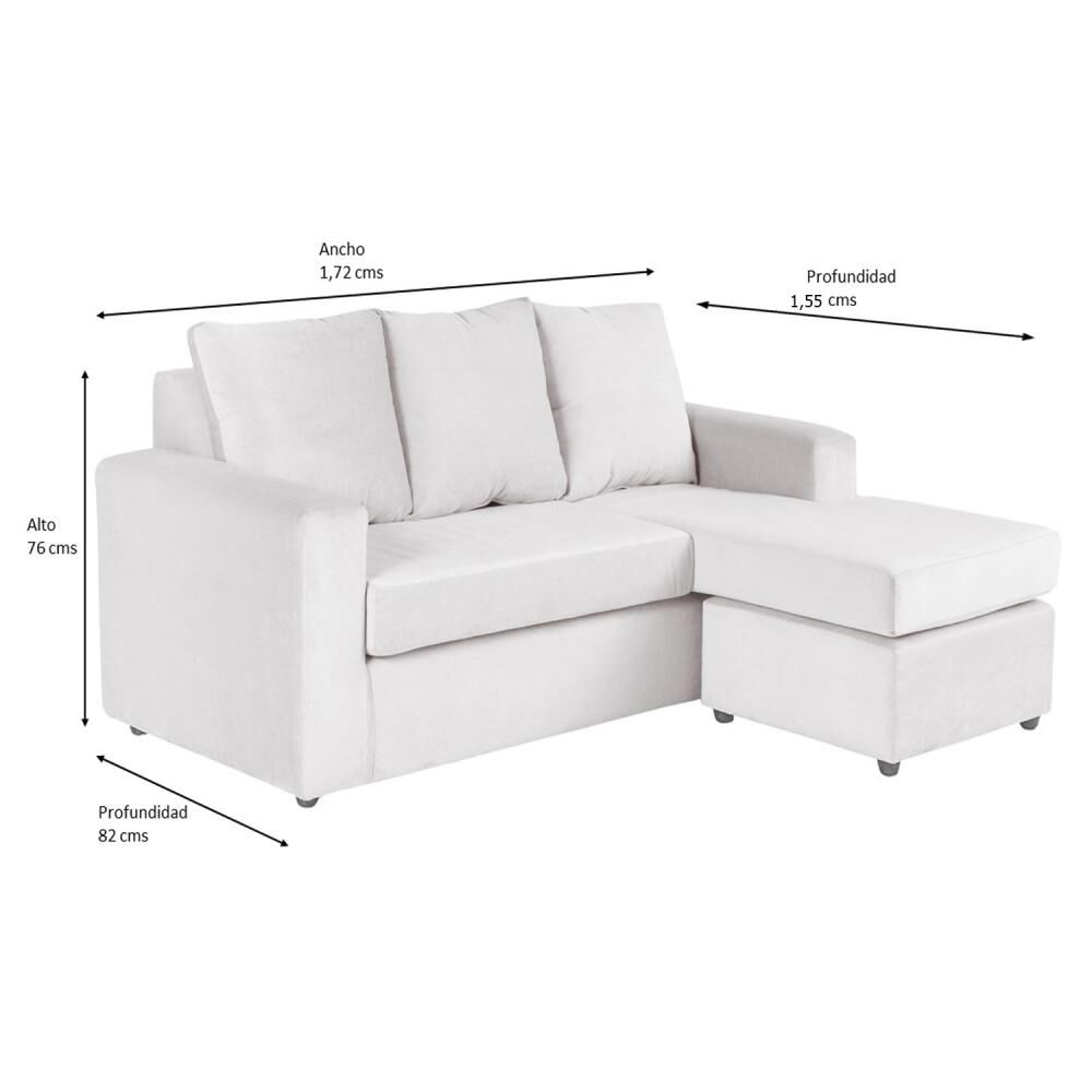 Sofá Seccional Bodevir Bi / 3 Cuerpos image number 1.0