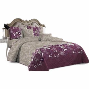 Cubrecama De Verano 1.5 Plazas Quilt + 1 Funda De Almohada Cobertor Delgado Qvr1-88