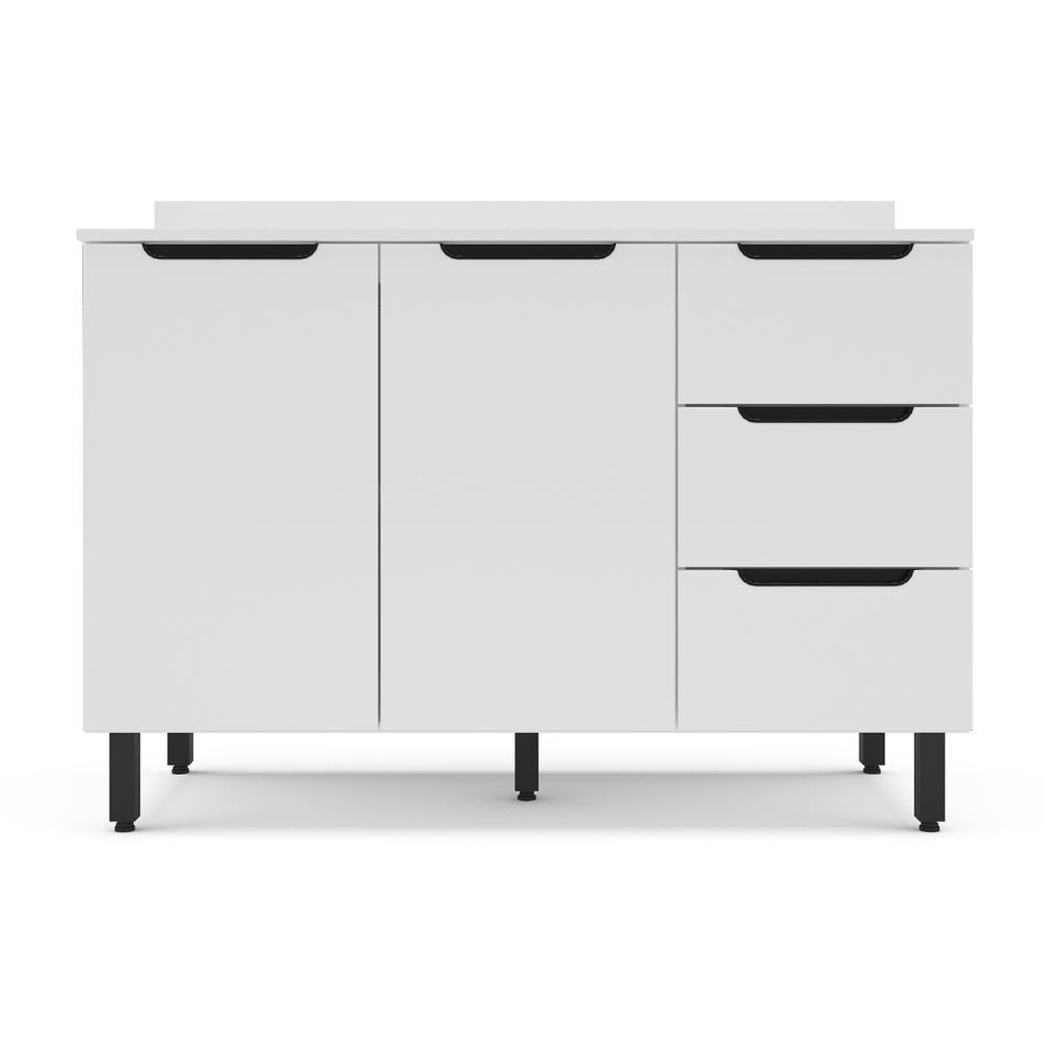 Mueble De Cocina Base Vekkahome Meena 2p 3c Blanco image number 3.0