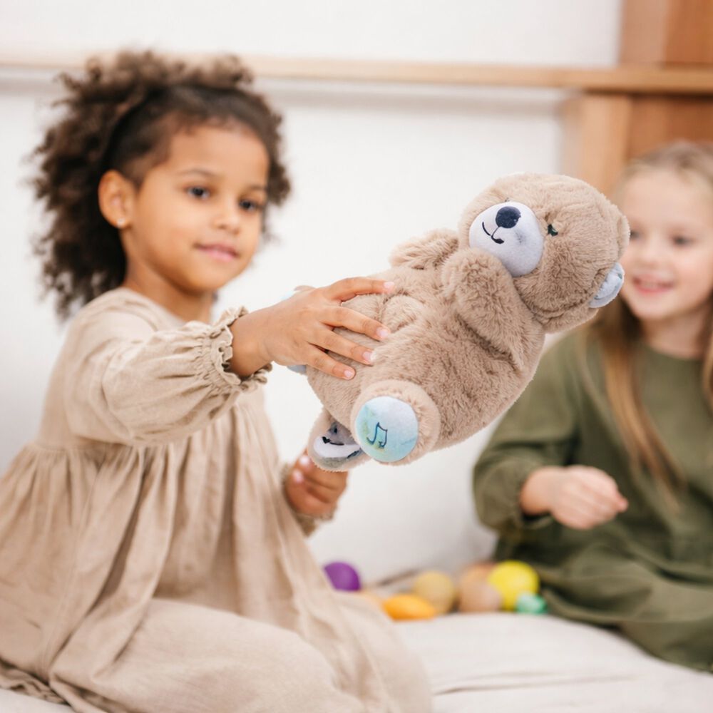 Nutria Peluche Relajante Luz Musical Juguete Respiraci&oacute;n image number 24.0