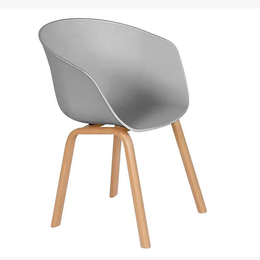 Comedor Mesa Expandible 100 - 180cms + 4 Sillas Cup Gris image number 2.0