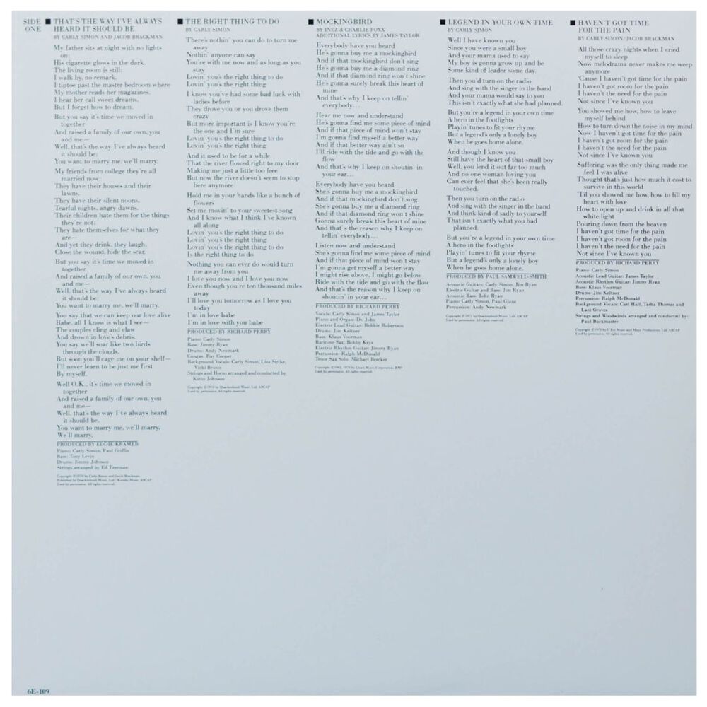 Carly Simon - Best Of | Vinilo Usado image number 2.0