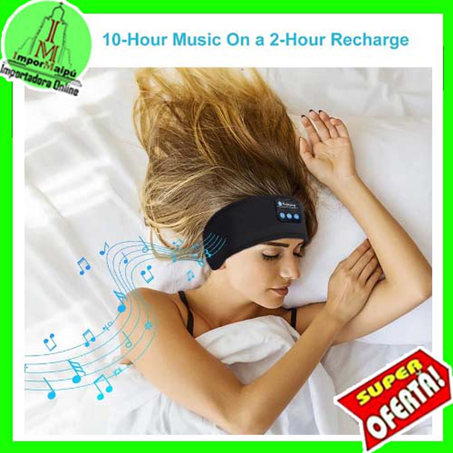 Aud&iacute;fonos Bluetooth Cintillo M2 Recargables Auriculares Inalambricos Para Dormir Y Deportes image number 5.0