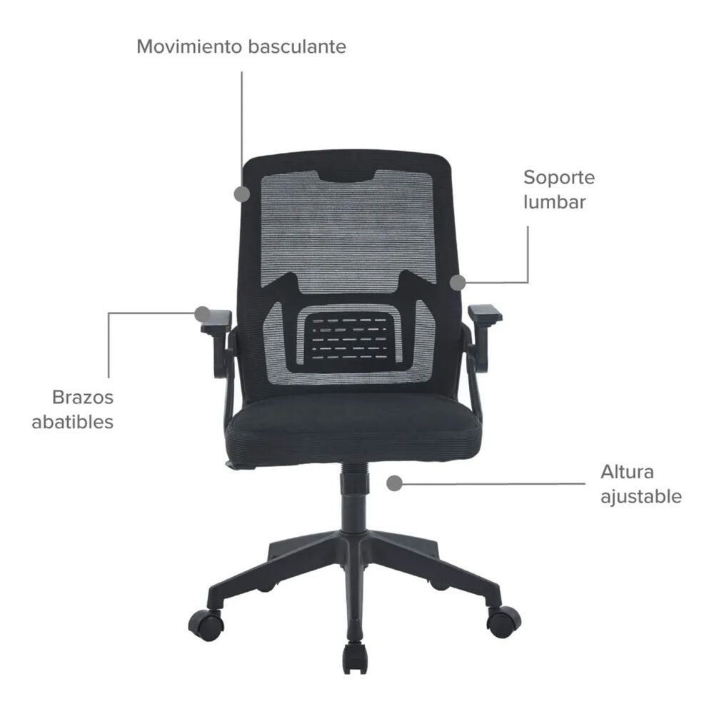Silla Ejecutiva Ergon&oacute;mica Montreal - Confort Y Dise&ntilde;o Para Tu Oficina image number 2.0