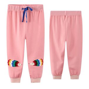 Pantalón Buzo Niña 100% Algodón Rosa