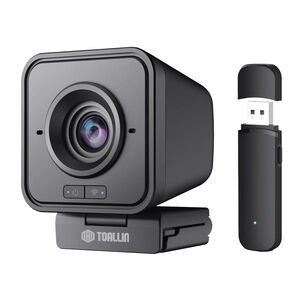 Webcam Inal&aacute;mbrica Hd 1080p Con Micr&oacute;fono Y Cancelaci&oacute;n De Ruido