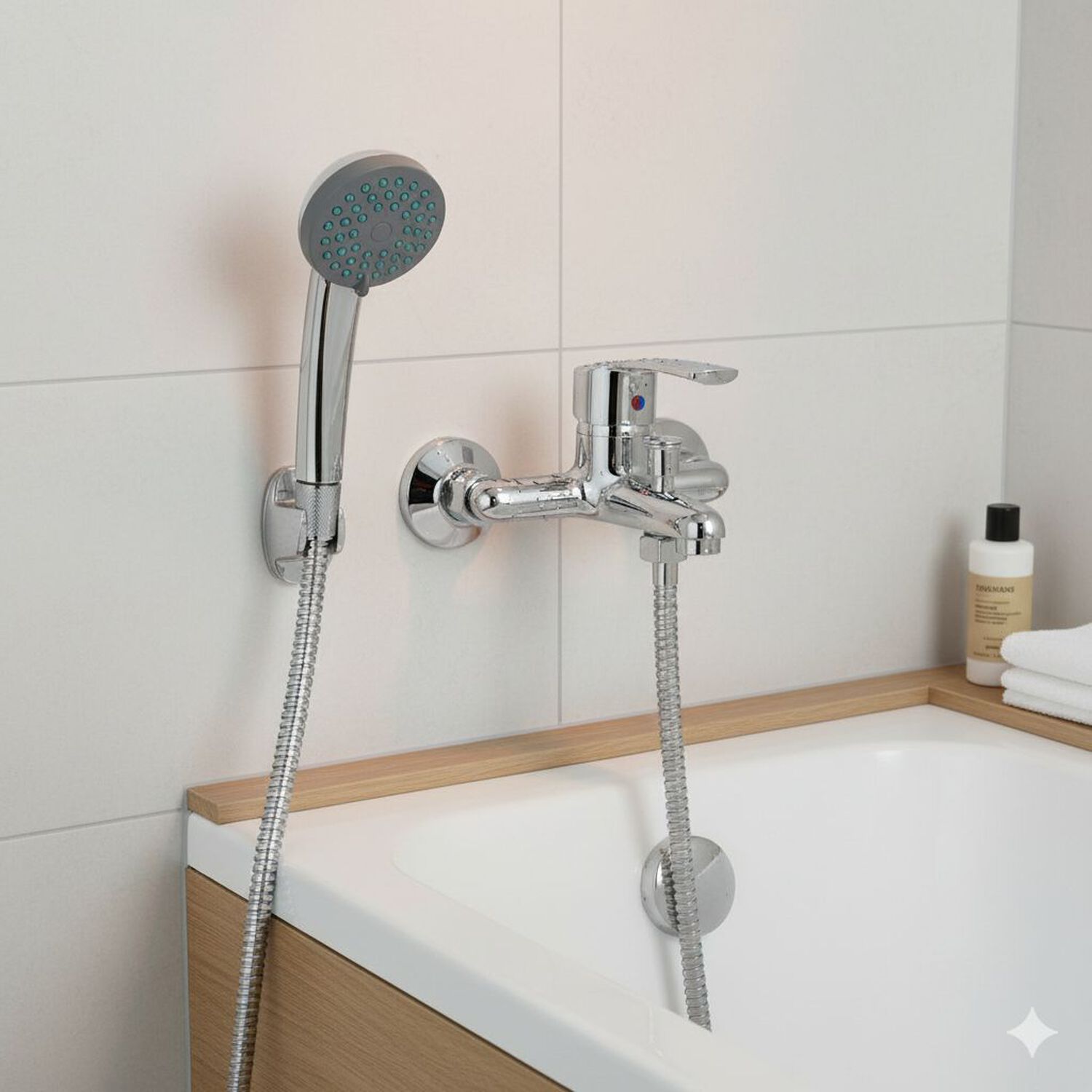 Monomando Llave Grifo Para Tina Ducha Modelo Alabama Pmb Color Cromo image number 3.0