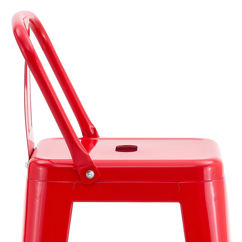 Pack De 4 Silla Alta Metal Rojo image number 6.0