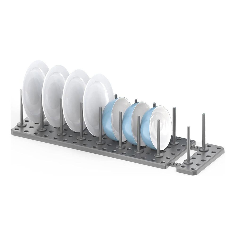 Estante Ajustable Drenaje Cocina Organizador Cajón Gris image number 0.0