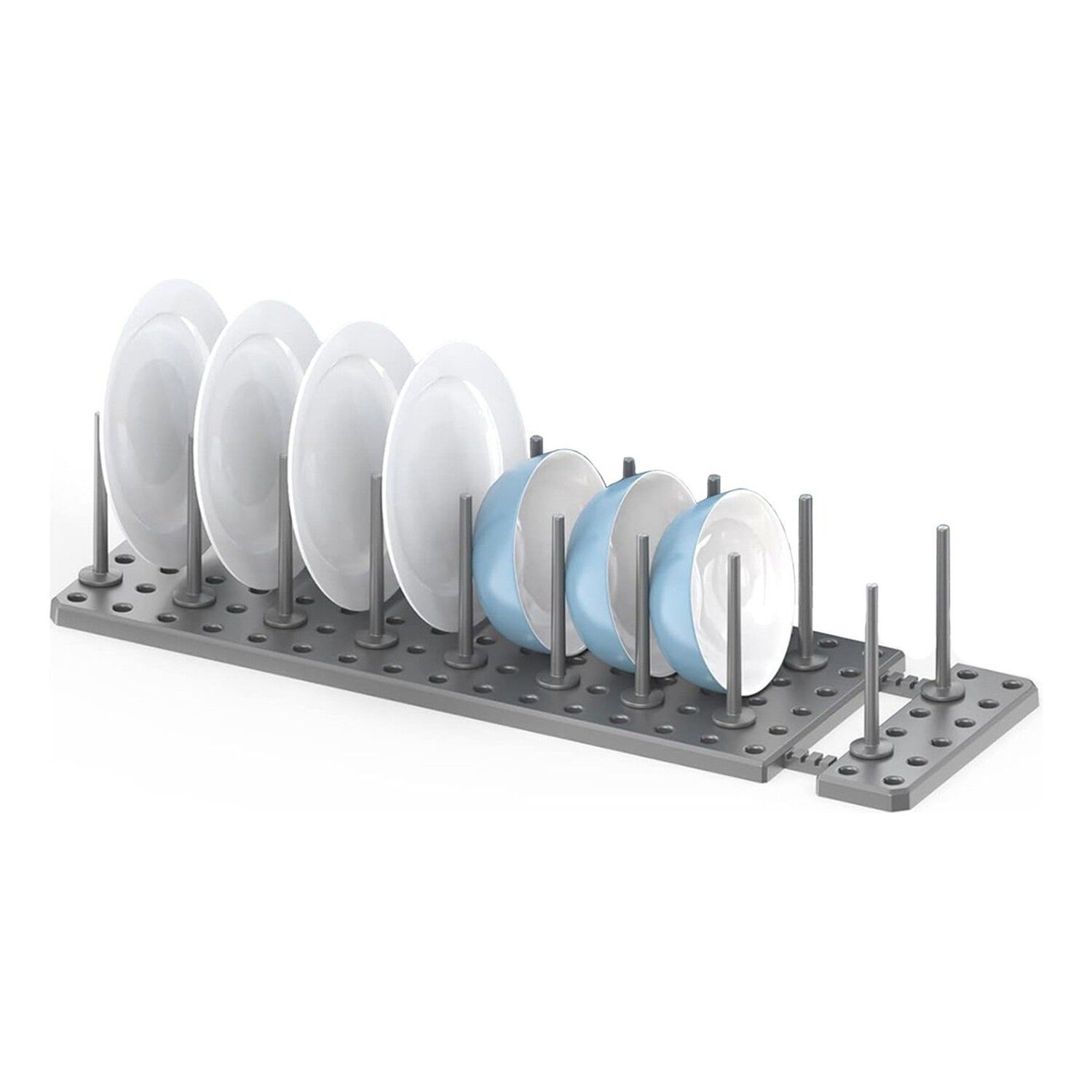 Estante Ajustable Drenaje Cocina Organizador Caj&oacute;n Gris image number 0.0
