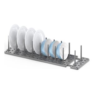 Estante Ajustable Drenaje Cocina Organizador Cajón Gris