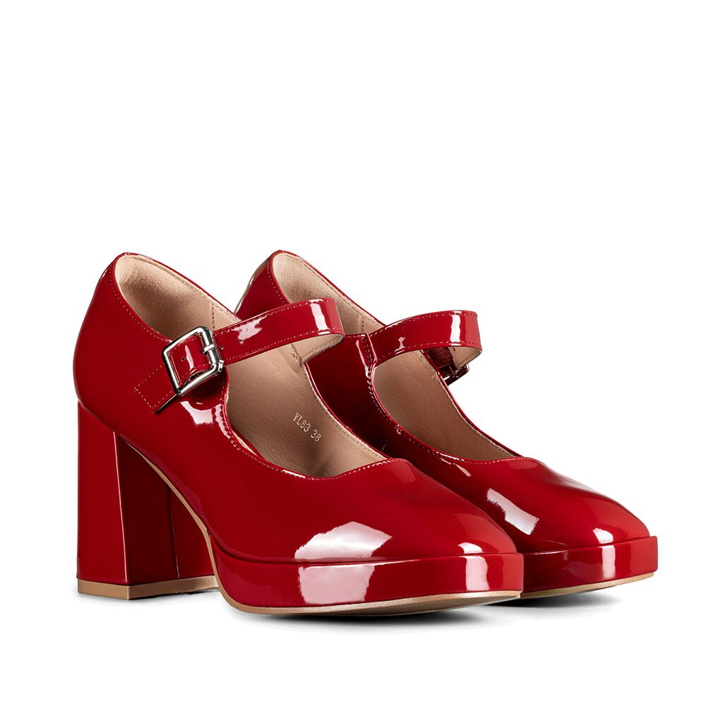 Zapato Mary Jane Tacones Elegante Charol Mujer Weide Yl83 image number 7.0