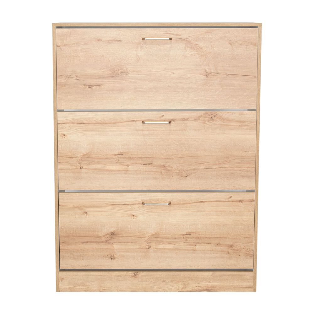 Zapatero 3 Cajones Amplios Fm-002c Caf&eacute; Claro Blanco image number 5.0