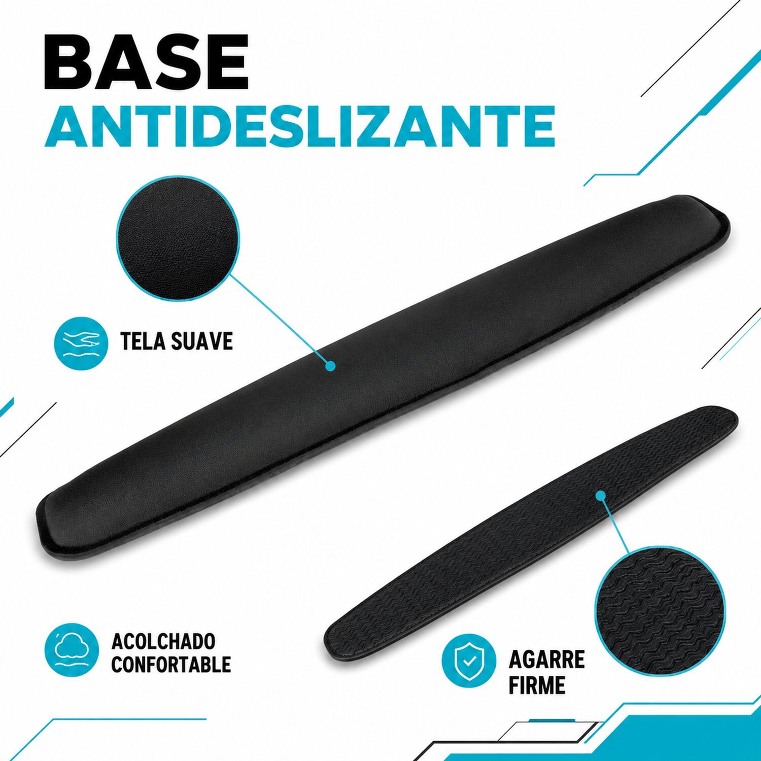 Apoya Mu&ntilde;ecas Para Teclado Ultra Ergon&oacute;mico Wrist Rest 00250 image number 4.0