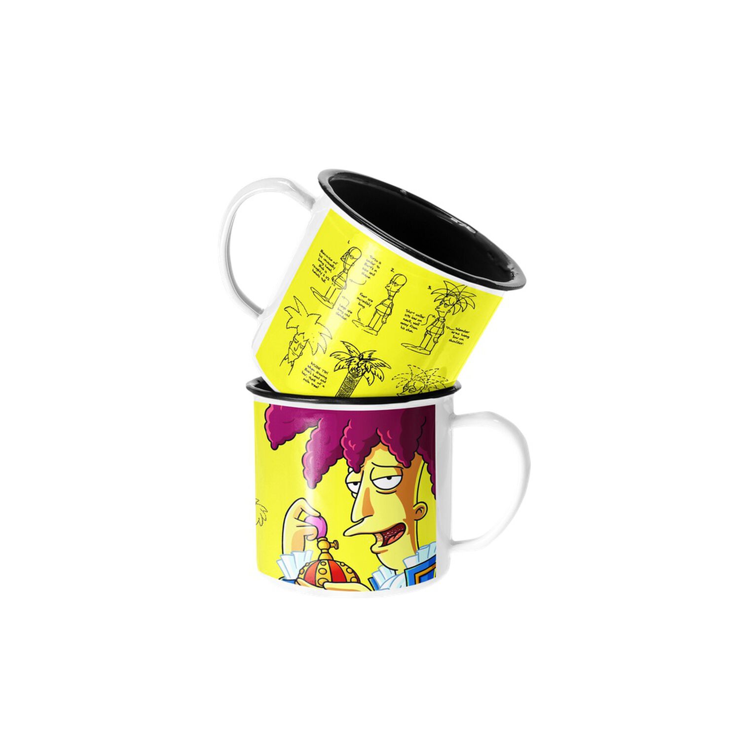 Taza Enlozada Lechera Bob Pati&ntilde;o Los Simpson Dibujo image number 0.0