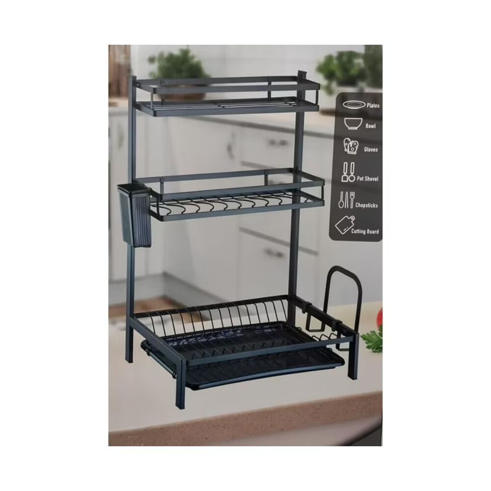 Rack Escurridor De Platos 3 Niveles image number 2.0