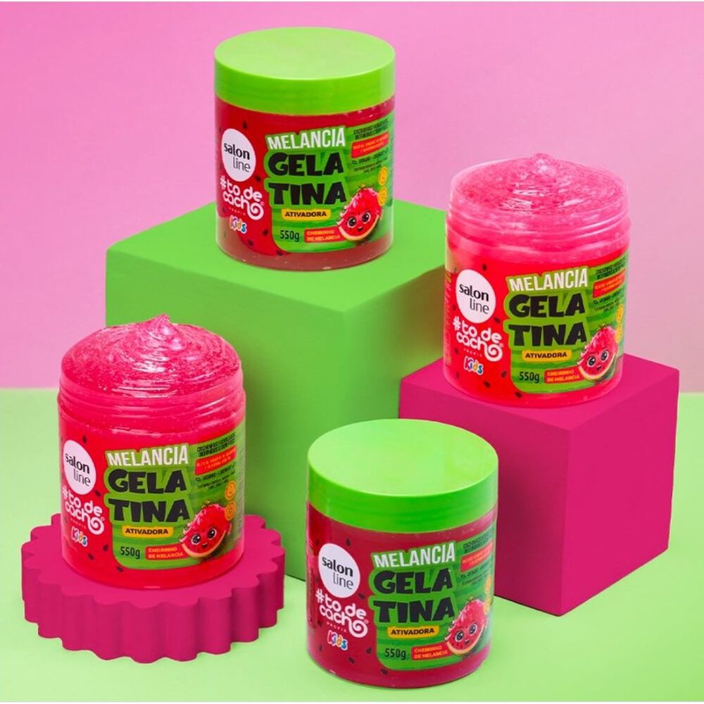 Gel Activadora Kids Melancia 550 G Salon Line image number 4.0