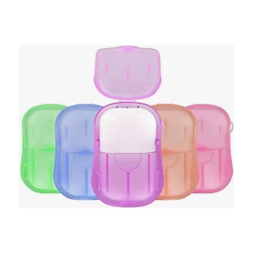 Papel Jab&oacute;n Desechable De Ba&ntilde;o Port&aacute;til De Viaje Para Mano image number 0.0