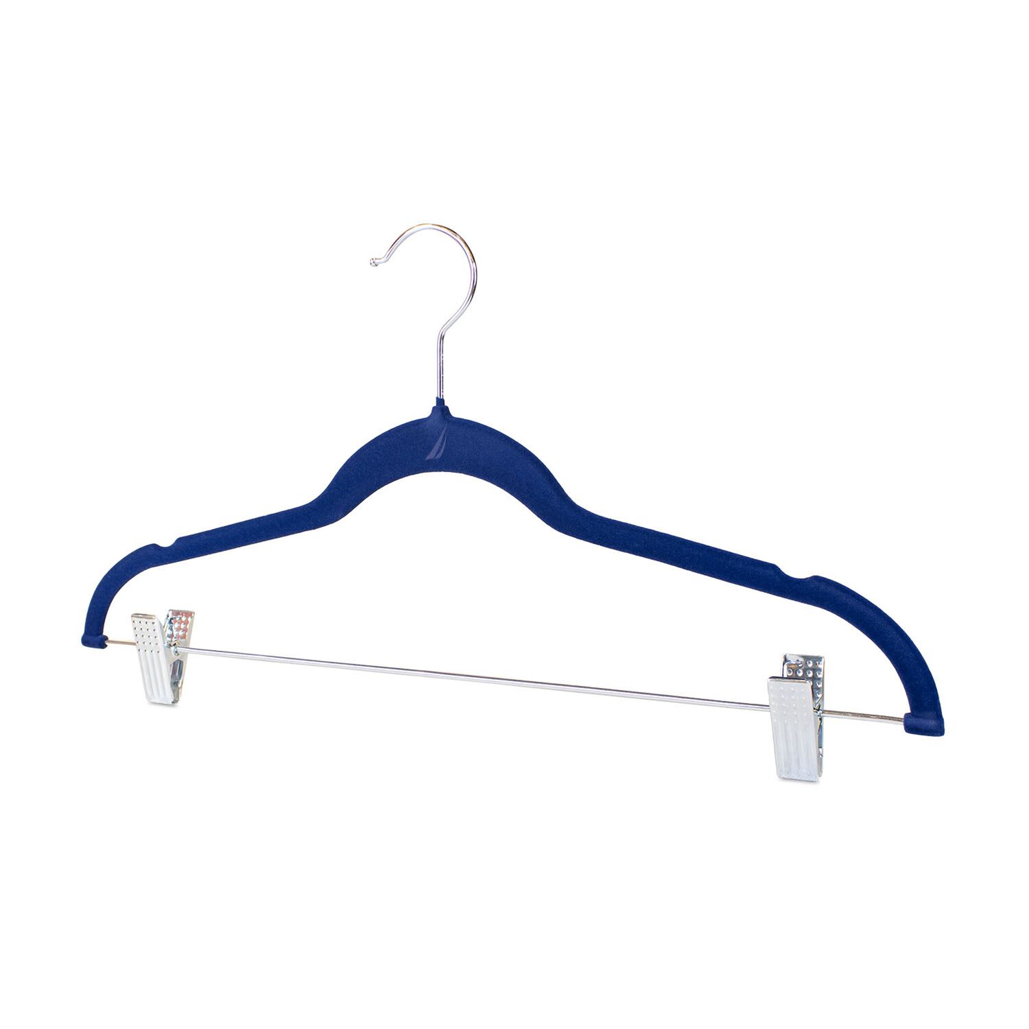 Colgadores De Ropa Con Clip Pack 6 Azul Antideslizantes Nautica Home image number 2.0