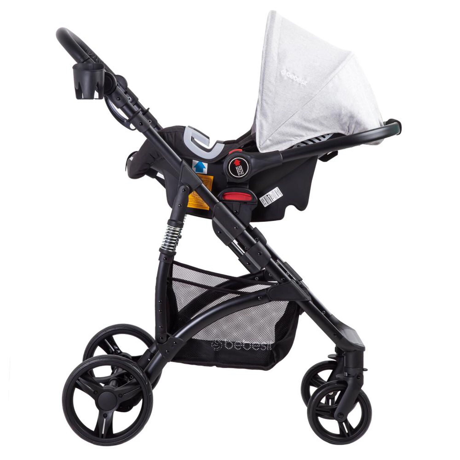 Coche Cuna Travel System Bebesit Explorer Lx Gris image number 3.0