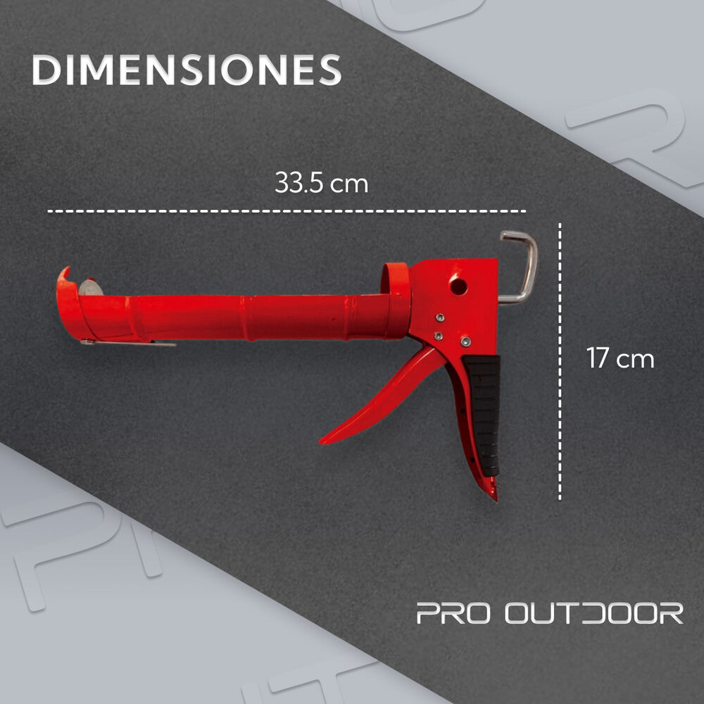 Pistola Calafatera Profesional Silicona Y Acrilicos image number 2.0