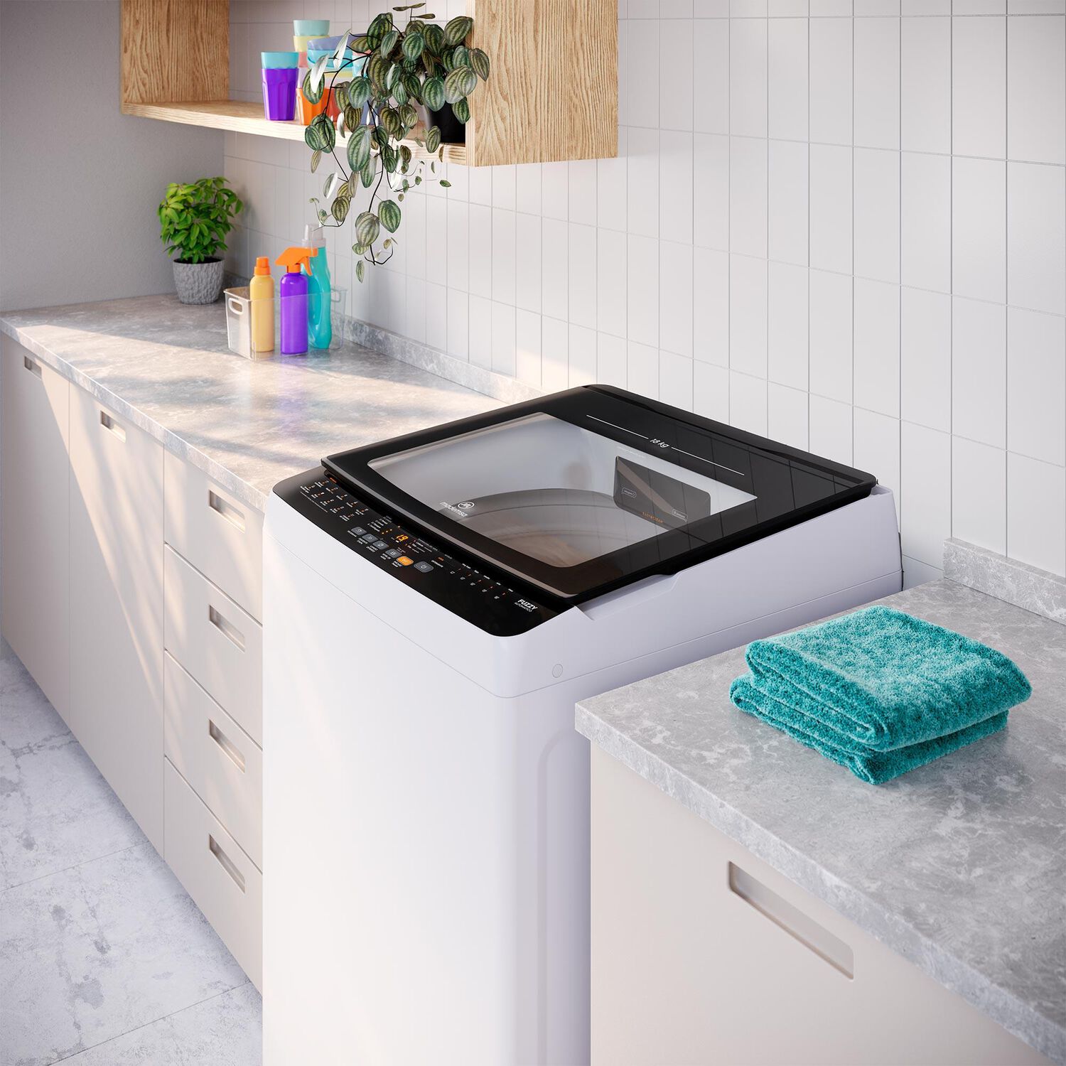 Lavadora Autom&aacute;tica 18kg Carga Superior Mdwmt18w Blanca image number 9.0