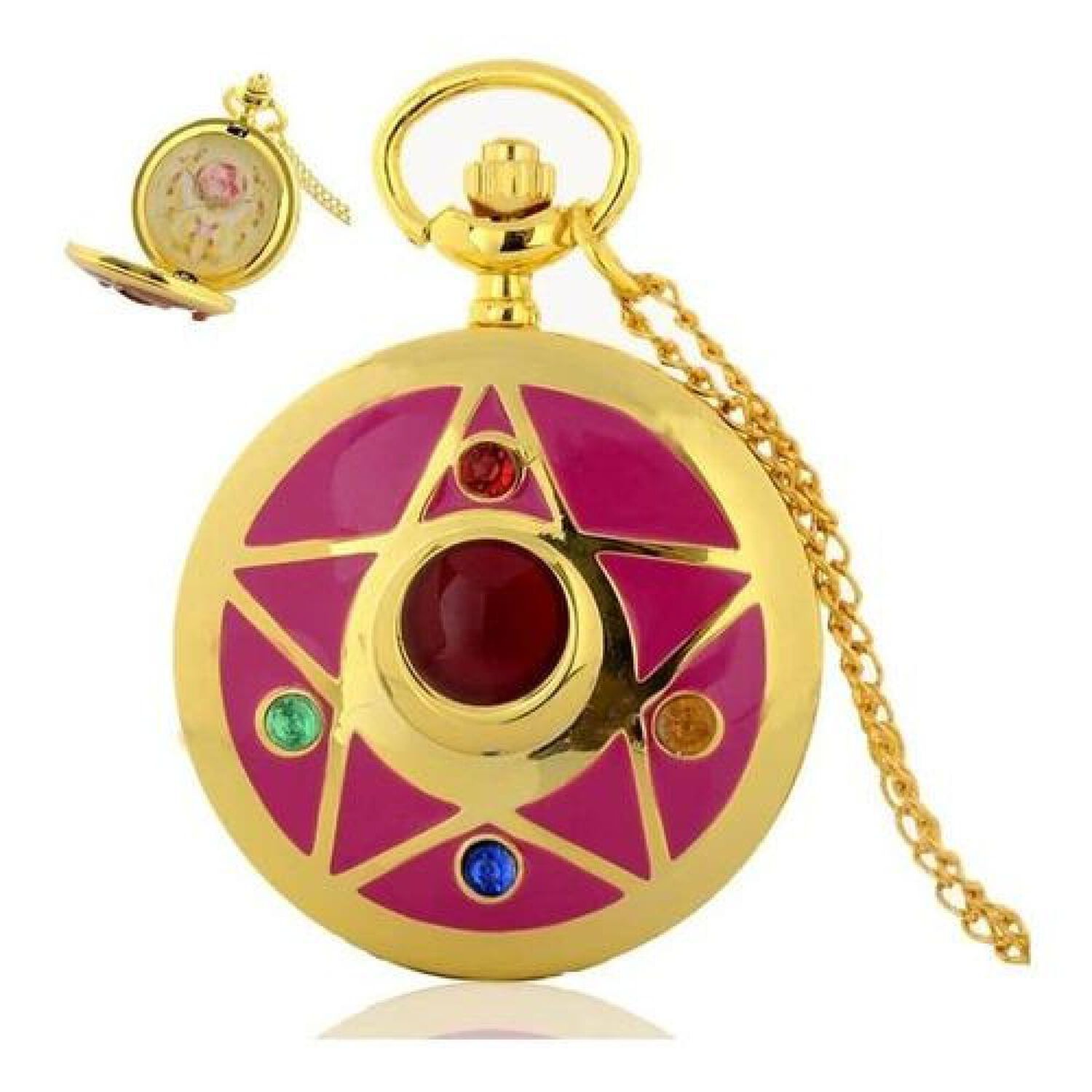 Collar Reloj Broche Serena Crystal Star Sailor Moon Sm Anime image number 3.0