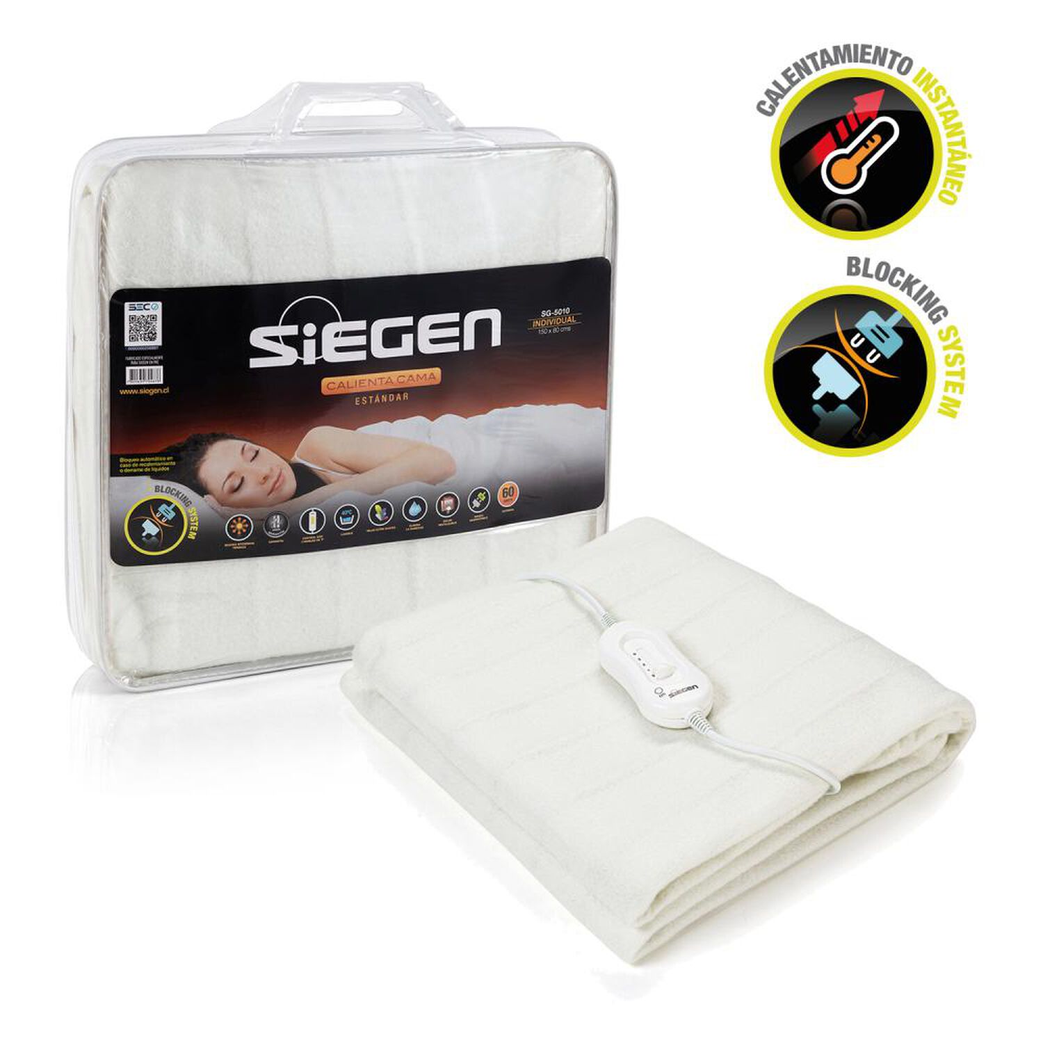 Calienta Cama Siegen SG-5010 / 1 Plaza image number 1.0